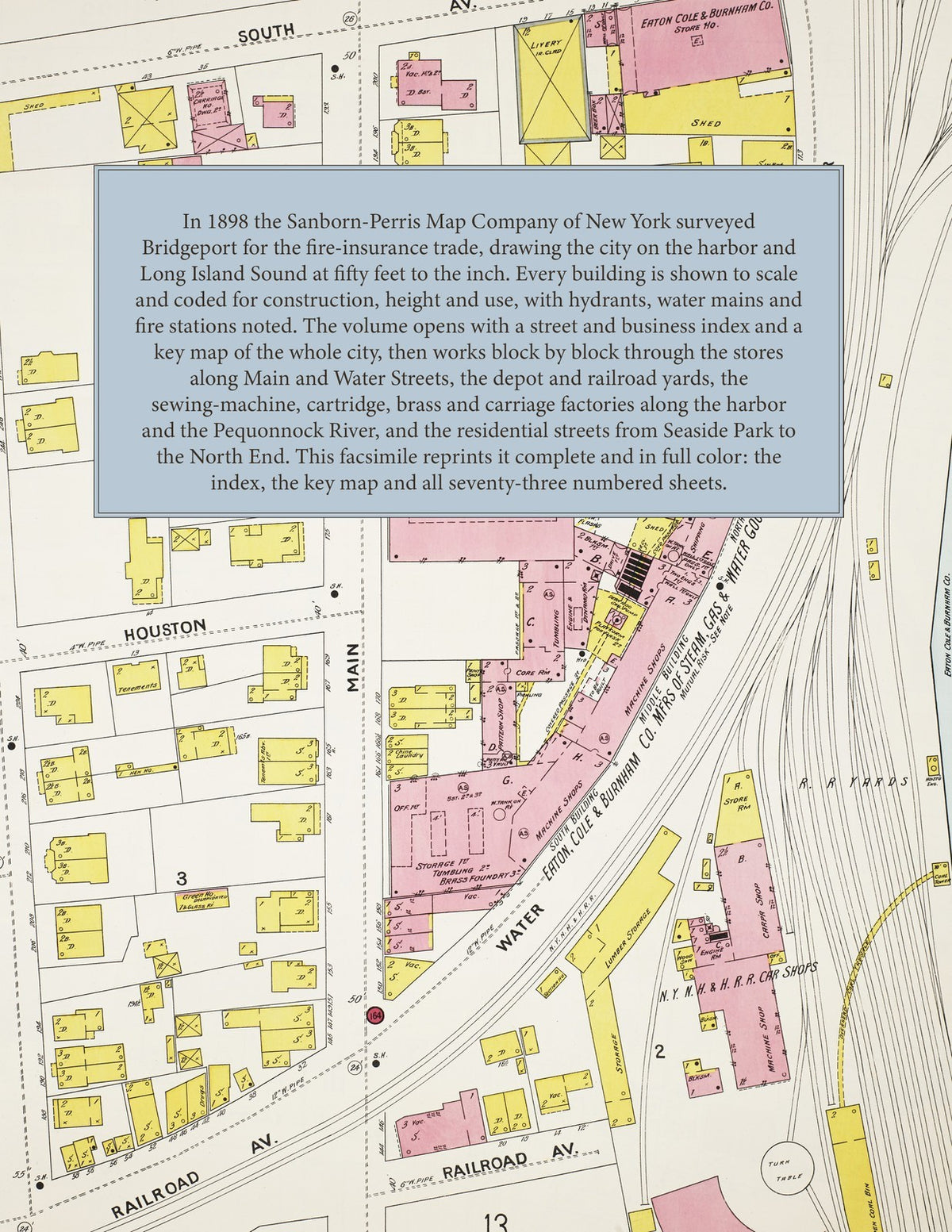 1898 Fire Insurance Maps and Atlas of Bridgeport, Connecticut