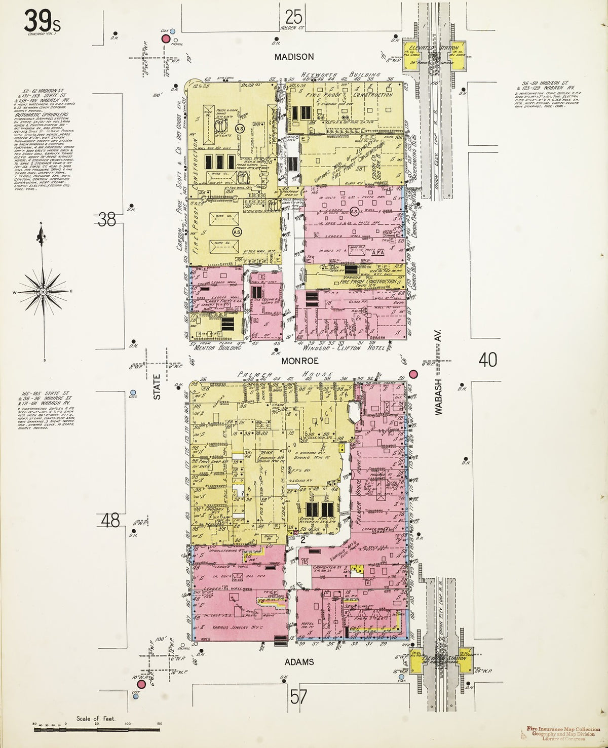1906 Fire Insurance Maps and Atlas of Chicago, Illinois, Volume 1