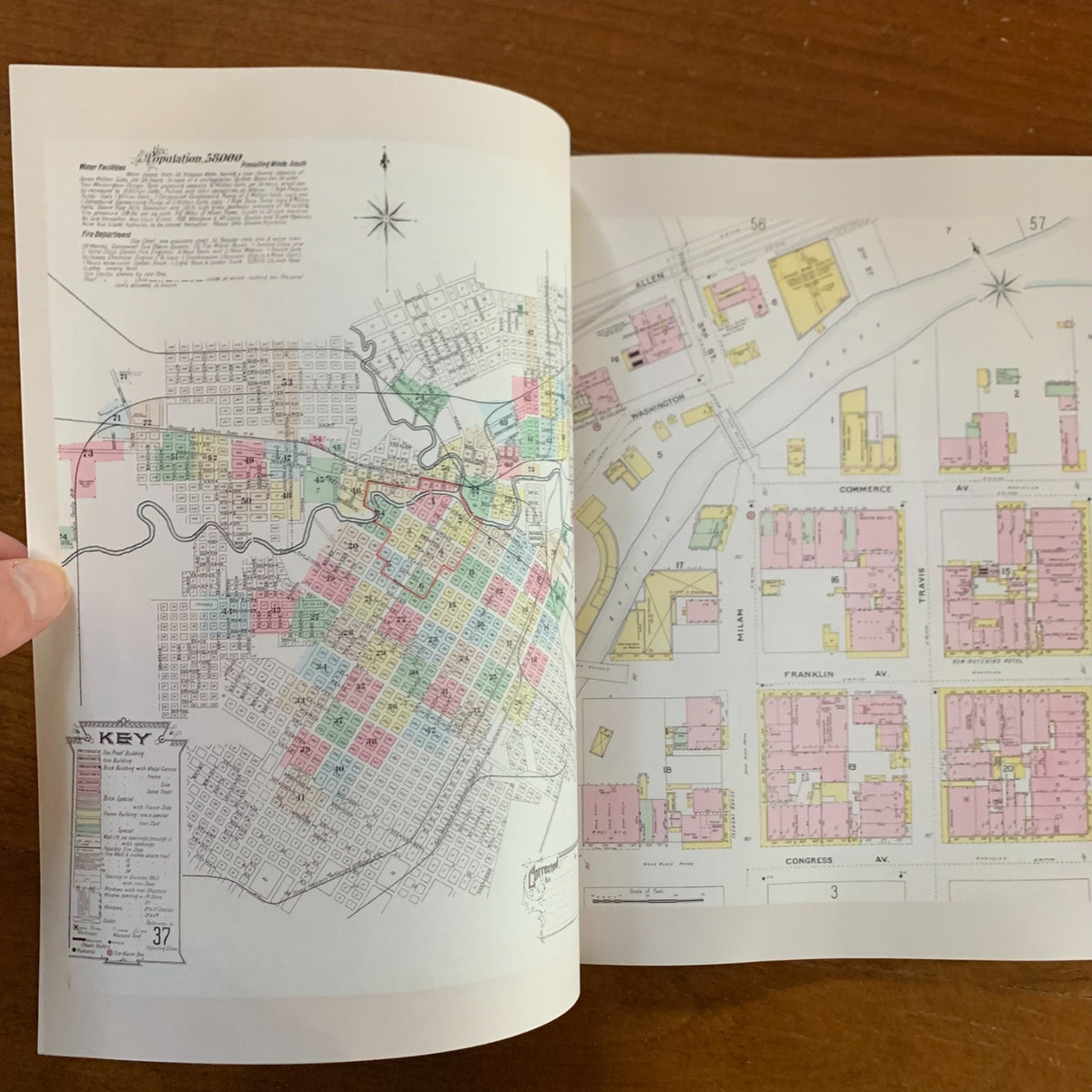 1896 Fire Insurance Atlas and Maps of Houston, Texas