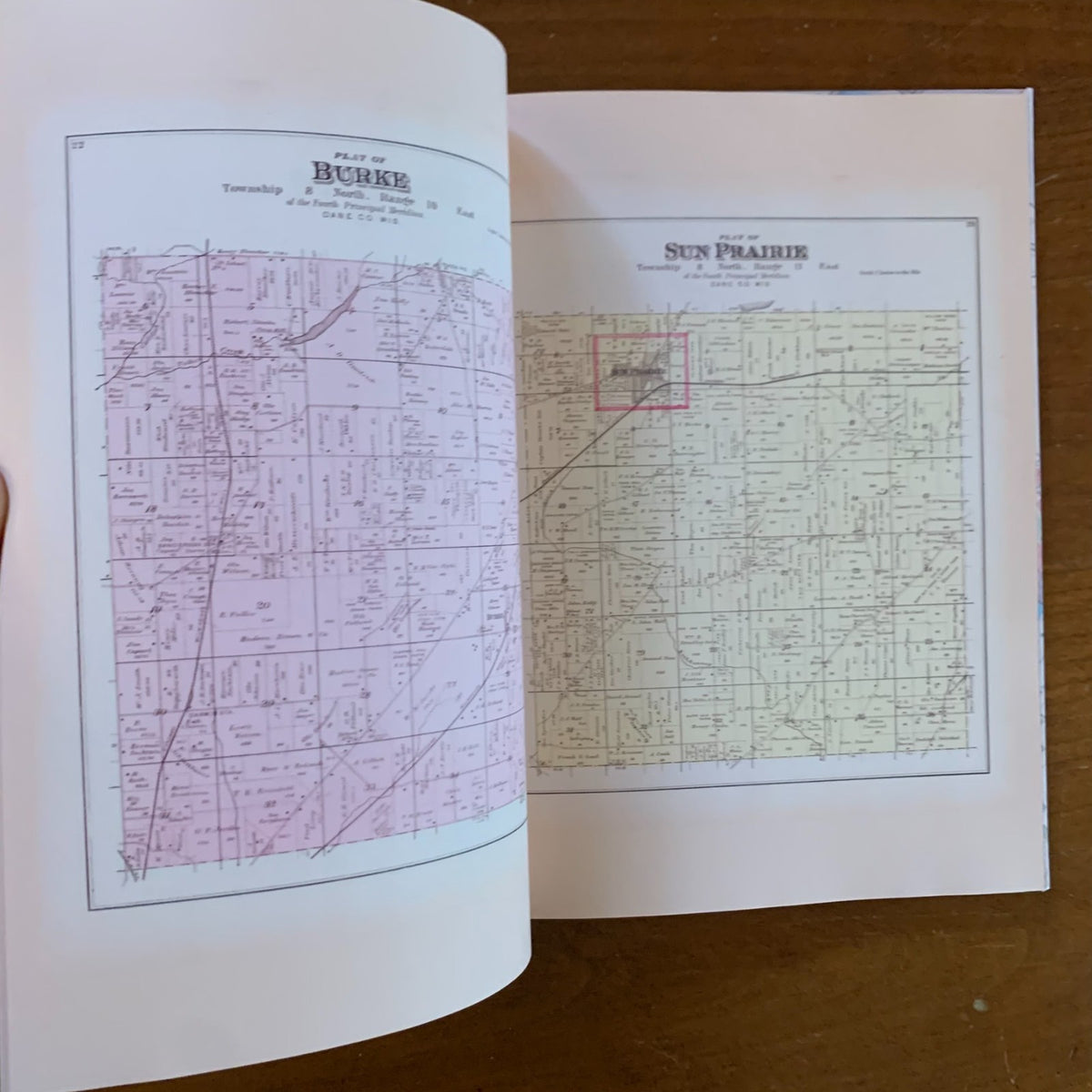 1890 Atlas and Plat Book of Dane County, Wisconsin