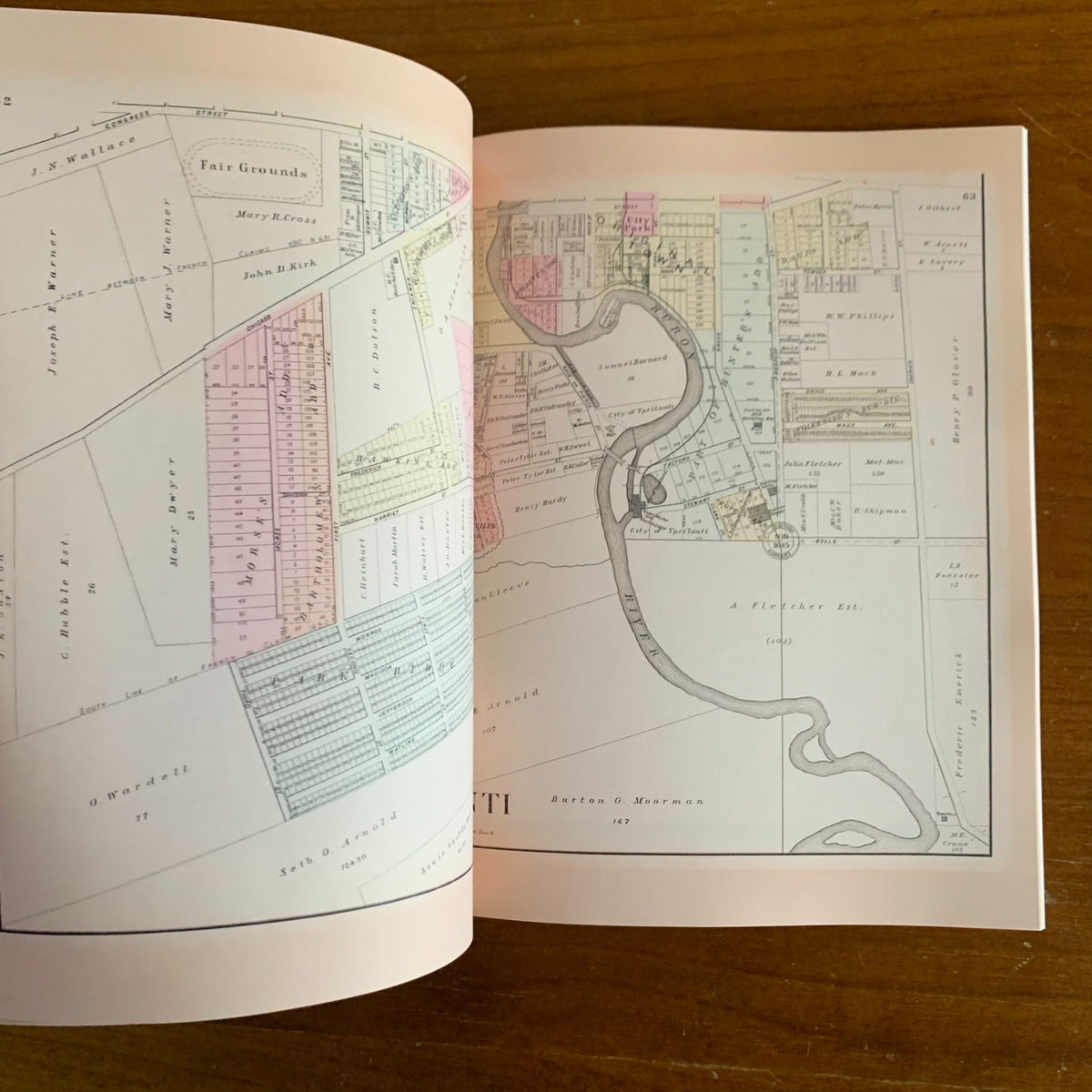 1895 Standard Atlas and Plat Book of Washtenaw County, Michigan