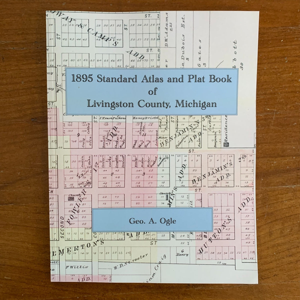 1895 Standard Atlas and Plat Book of Livingston County, Michigan