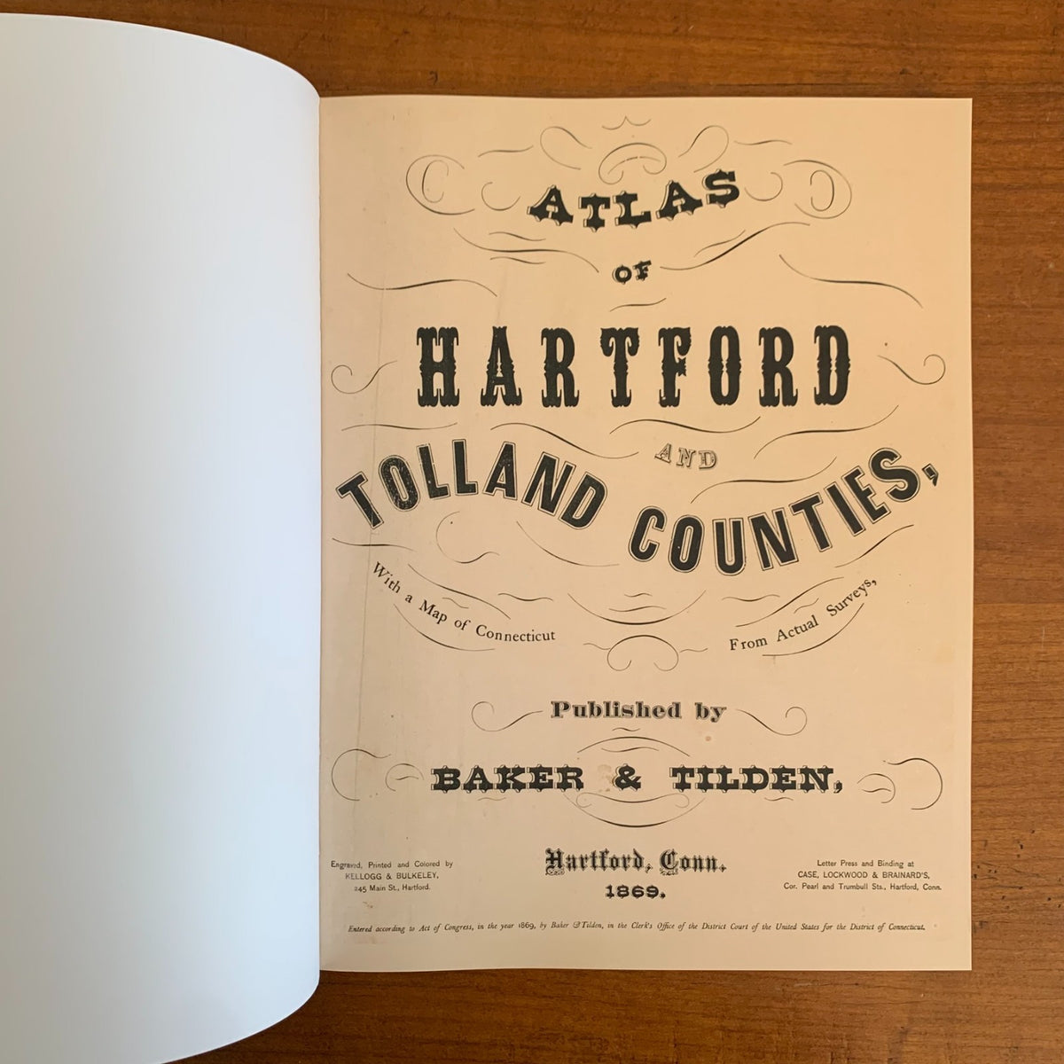 1869 Atlas of Hartford and Tolland Counties, Connecticut