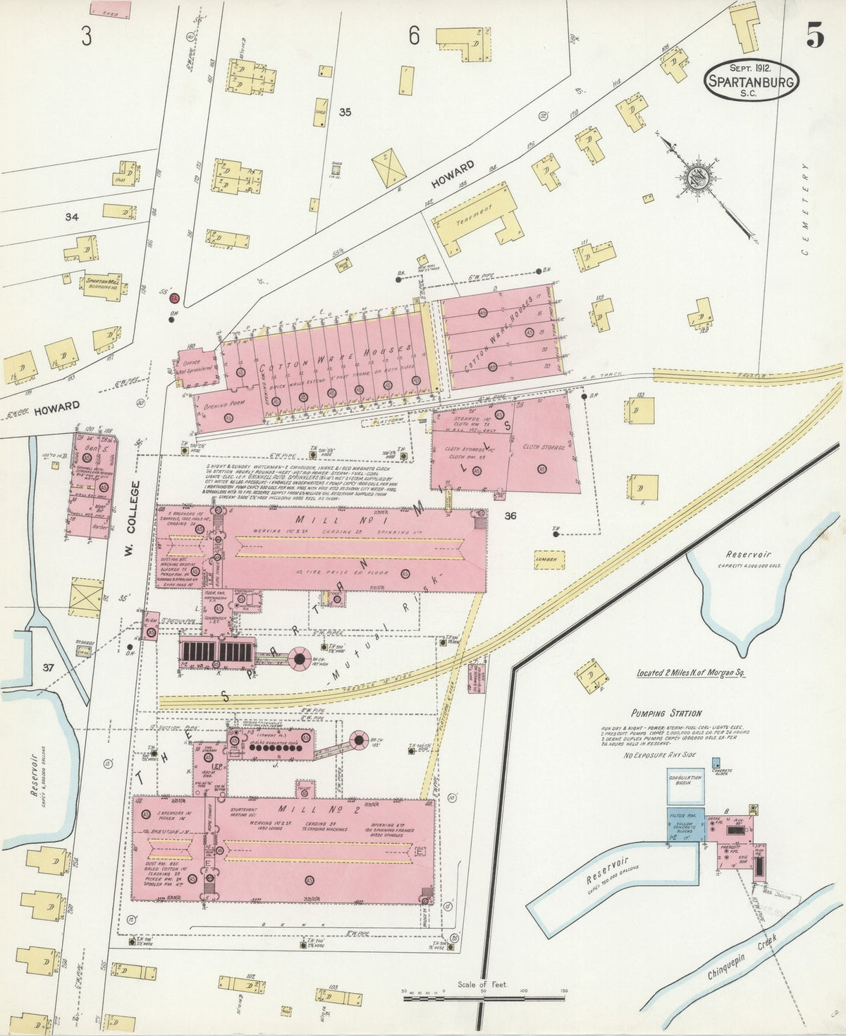 1912 Fire Insurance Maps and Atlas of Spartanburg, South Carolina