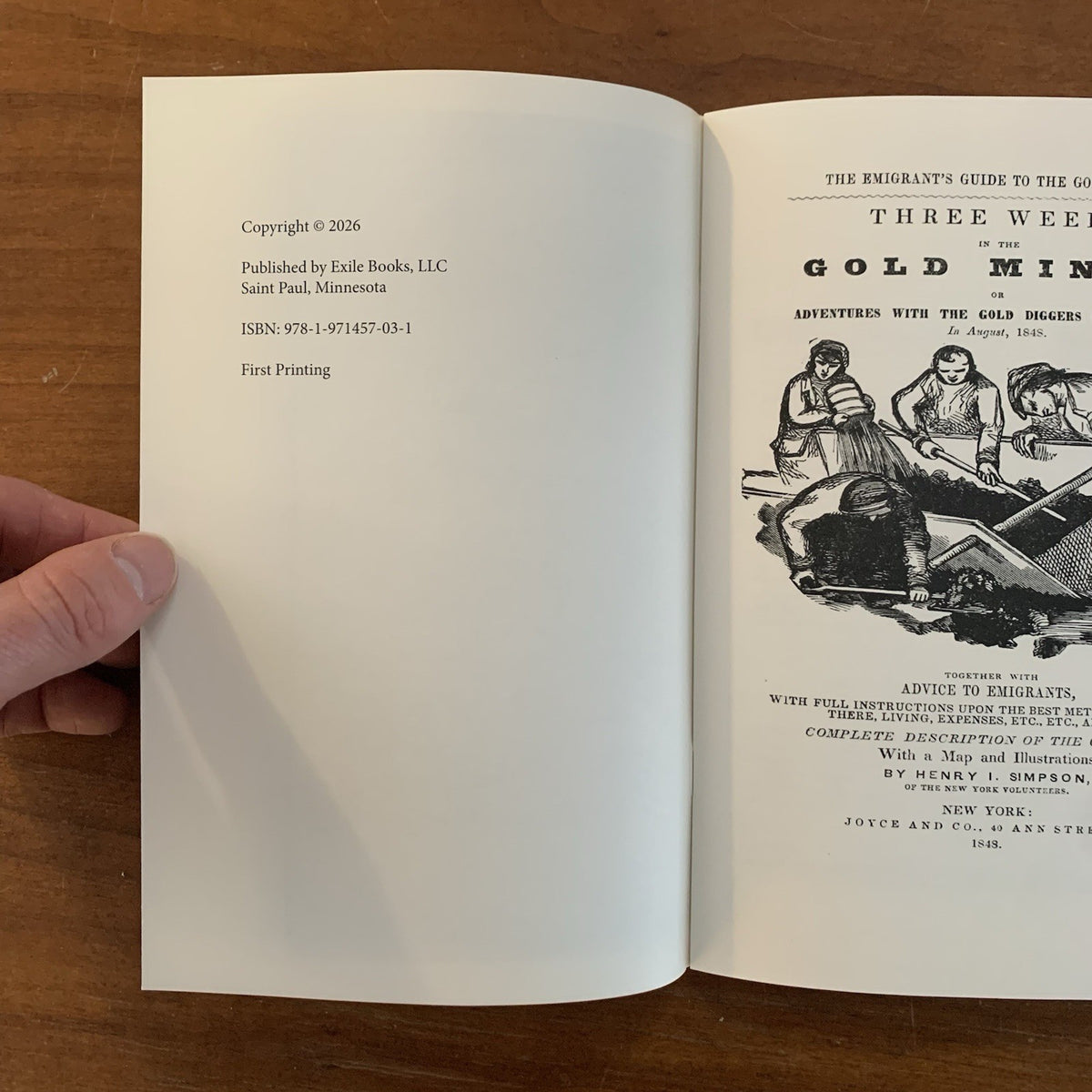 1848 Three Weeks in the Gold Mines: Adventures with Gold Diggers of California