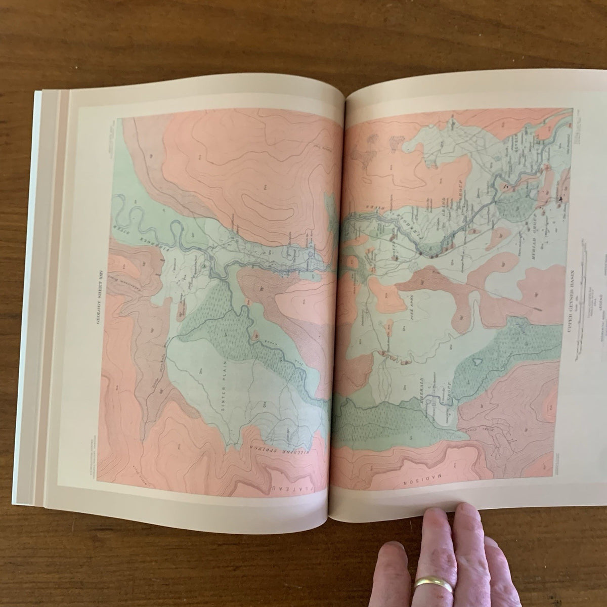 1904 Atlas to The Geology Of The Yellowstone National Park