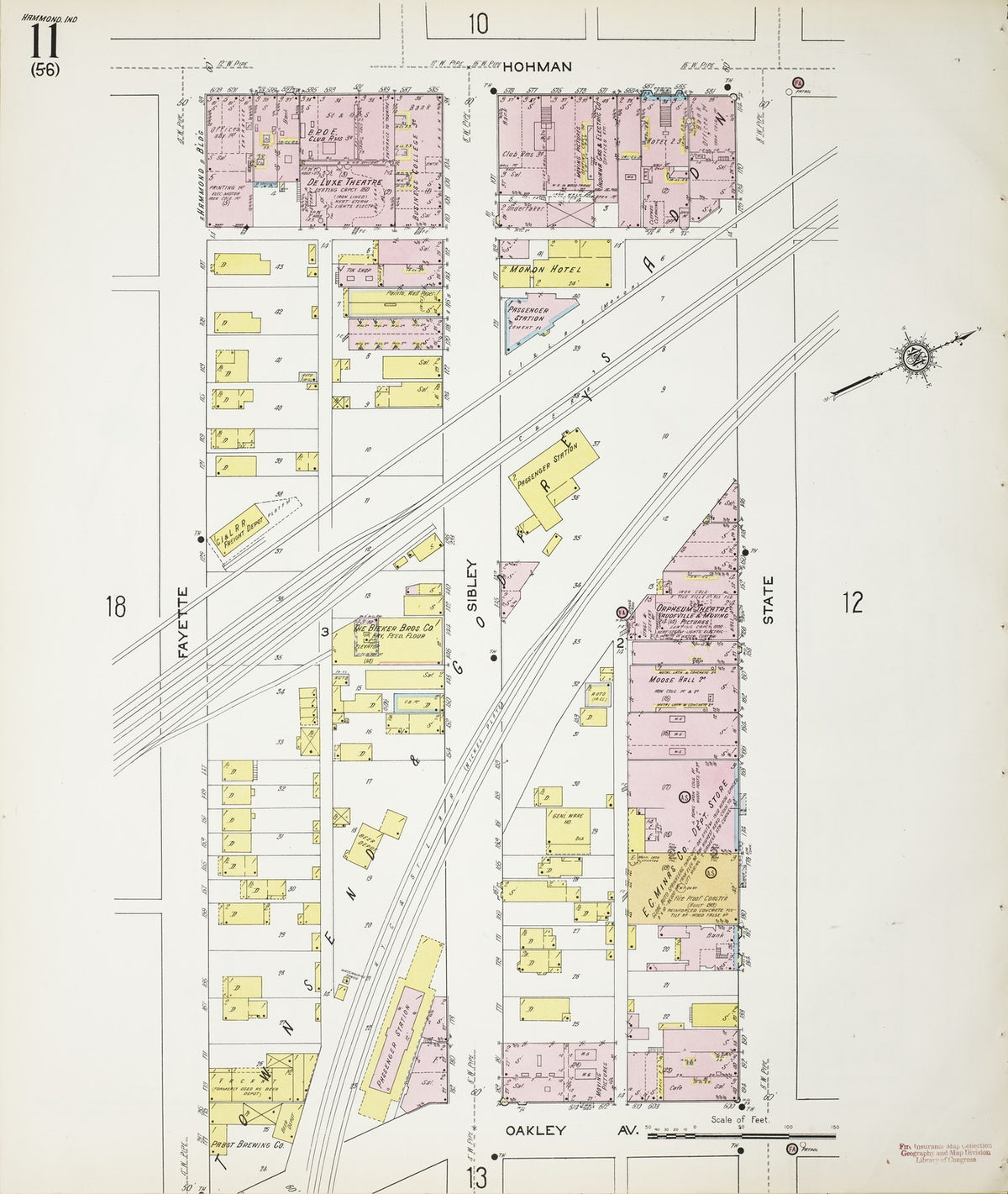 1915 Fire Insurance Maps and Atlas of Hammond, Indiana