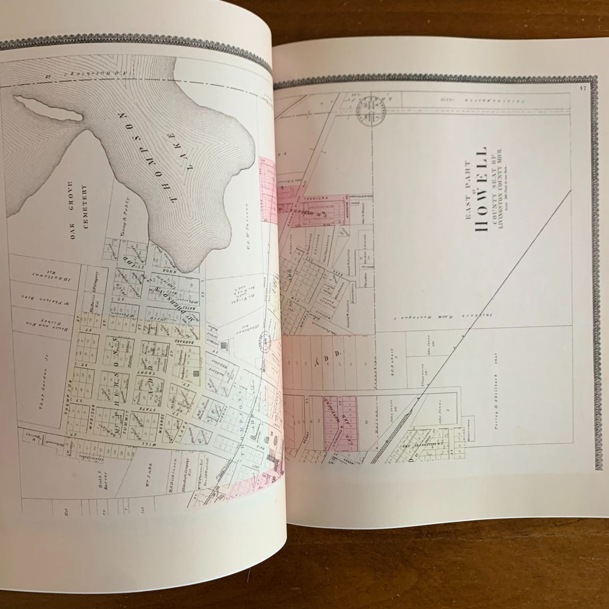 1895 Standard Atlas and Plat Book of Livingston County, Michigan
