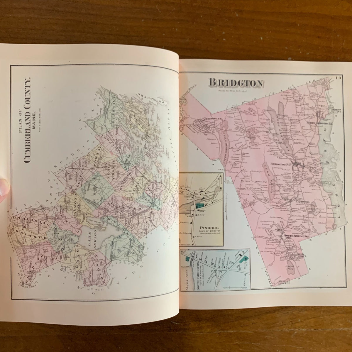 1871 Atlas of Cumberland County, Maine
