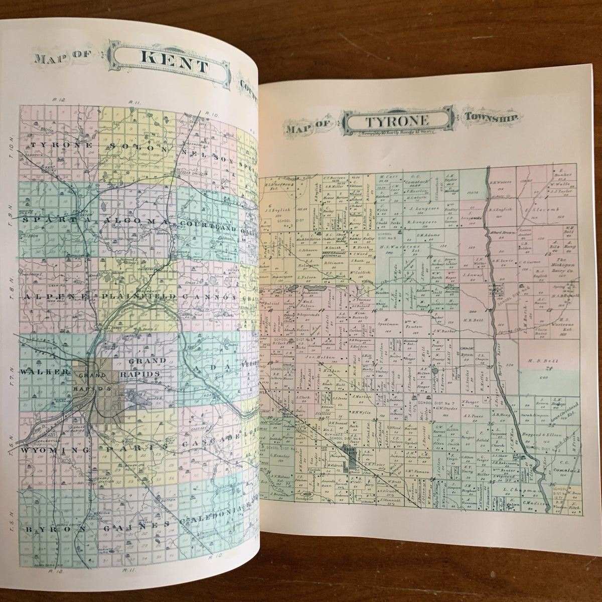 1894 Illustrated Historical Atlas of Kent County, Michigan