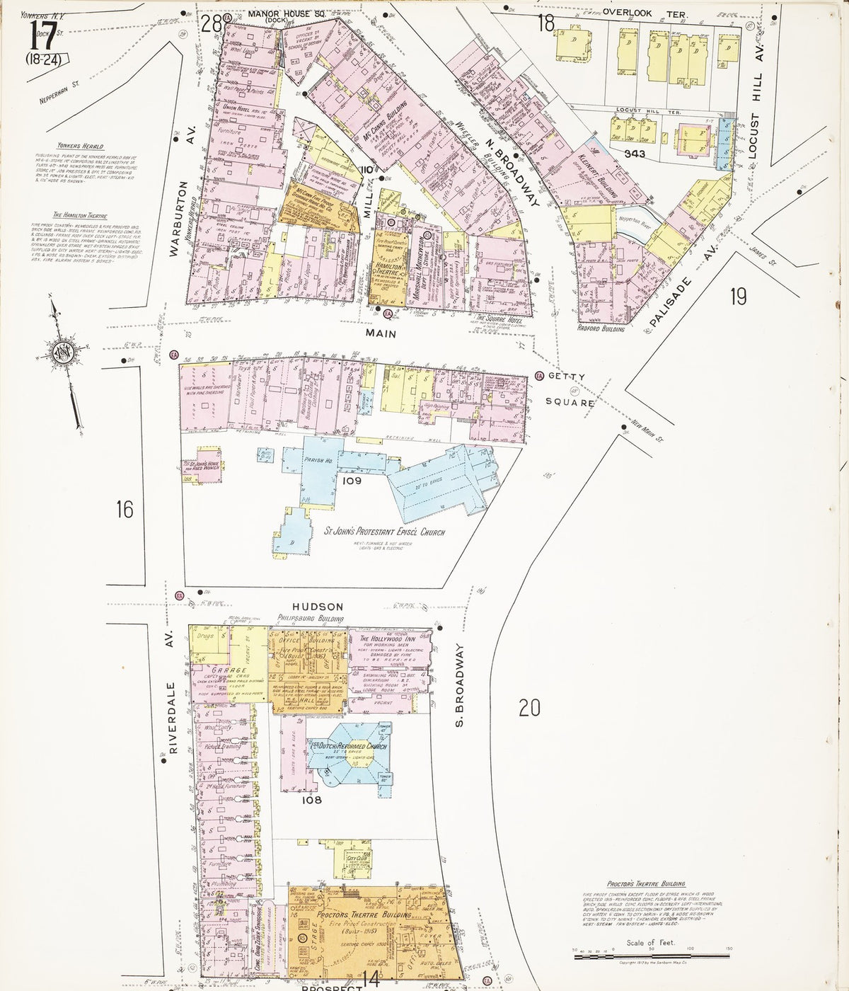 1917 Fire Insurance Maps and Atlas of Yonkers, New York