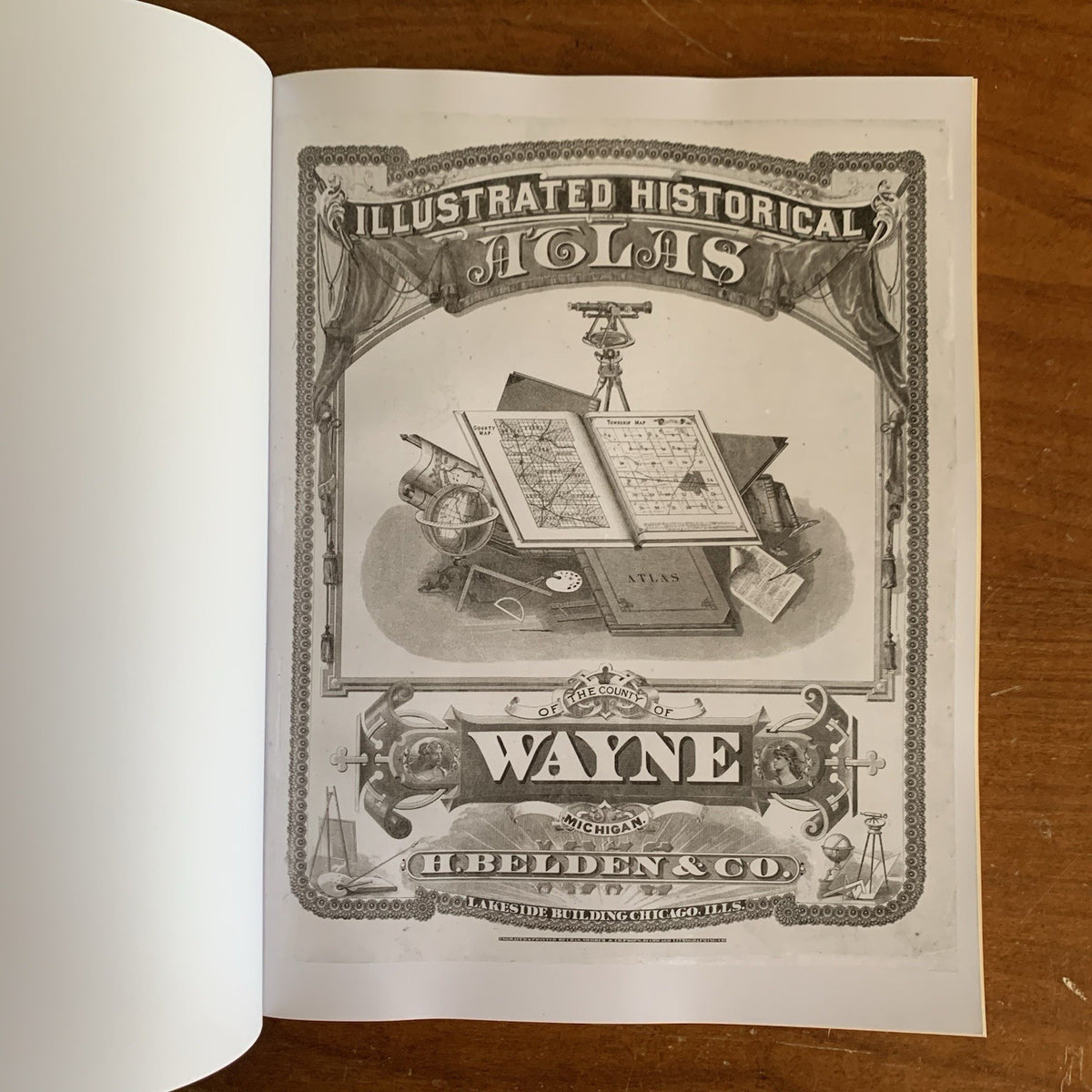 1876 Illustrated Historical Atlas of the County of Wayne, Michigan