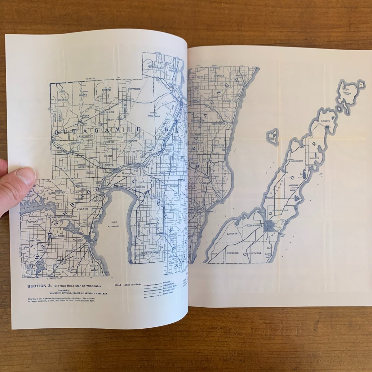 1897 Bicycle Road Maps and Atlas of Wisconsin