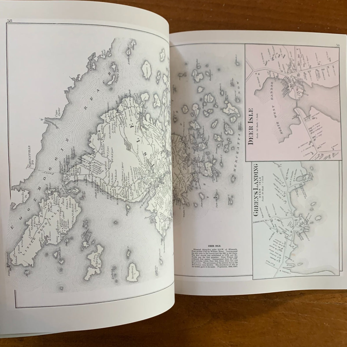 1881 Atlas of Hancock County, Maine