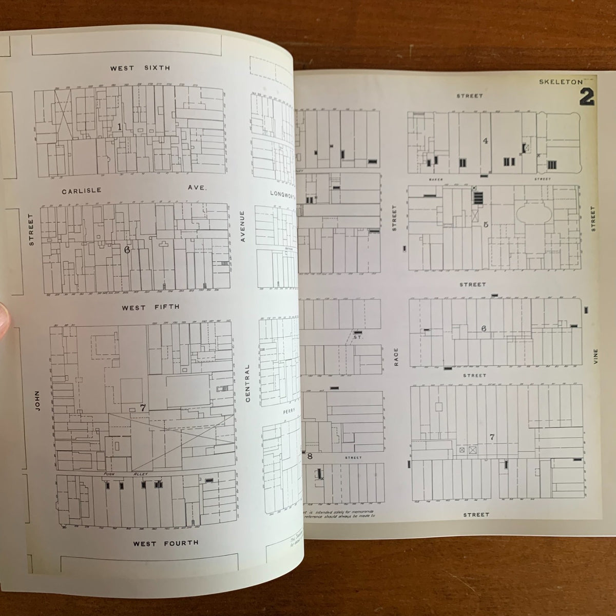 1891 Cincinnati, Ohio Sanborn Fire Insurance Maps, Volume 1