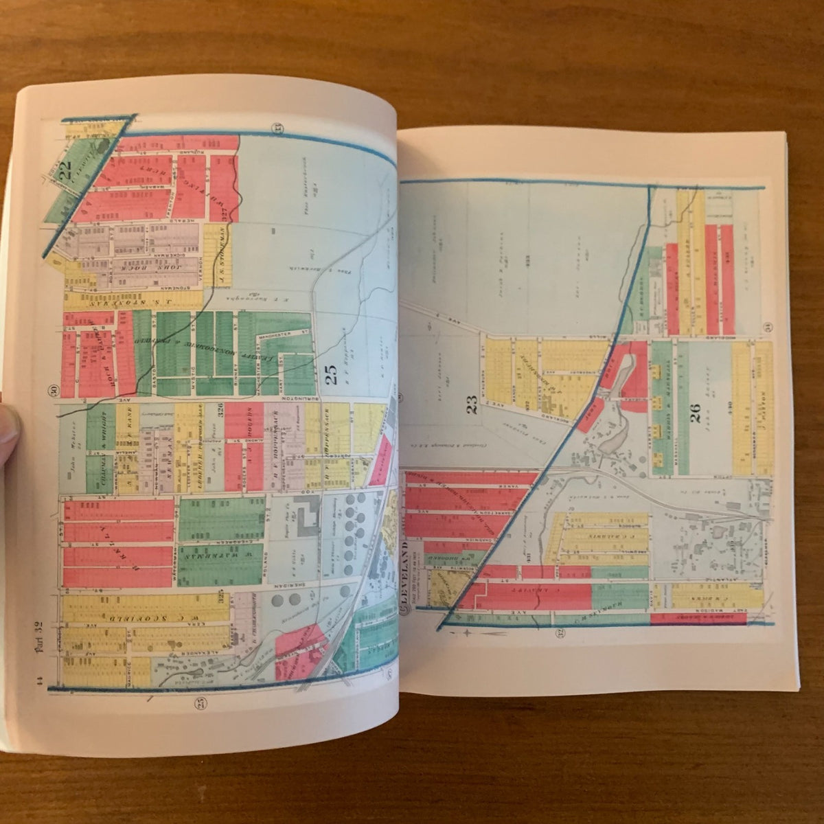 1892 Atlas of Cuyahoga County and the City of Cleveland, Ohio