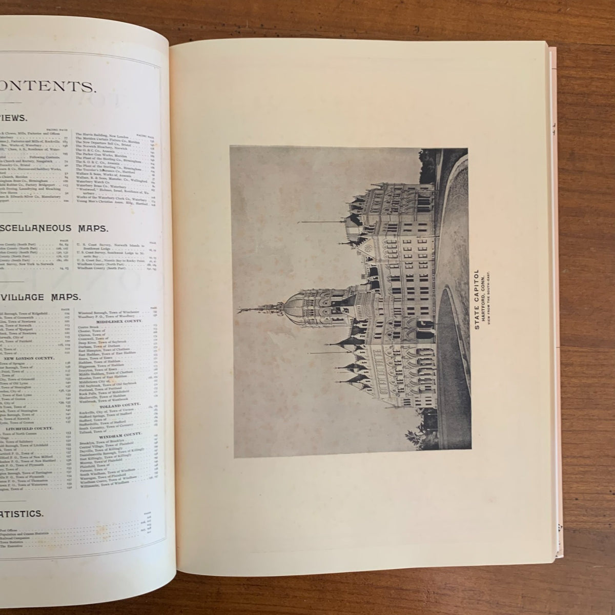 1893 Town and City Atlas of the State of Connecticut