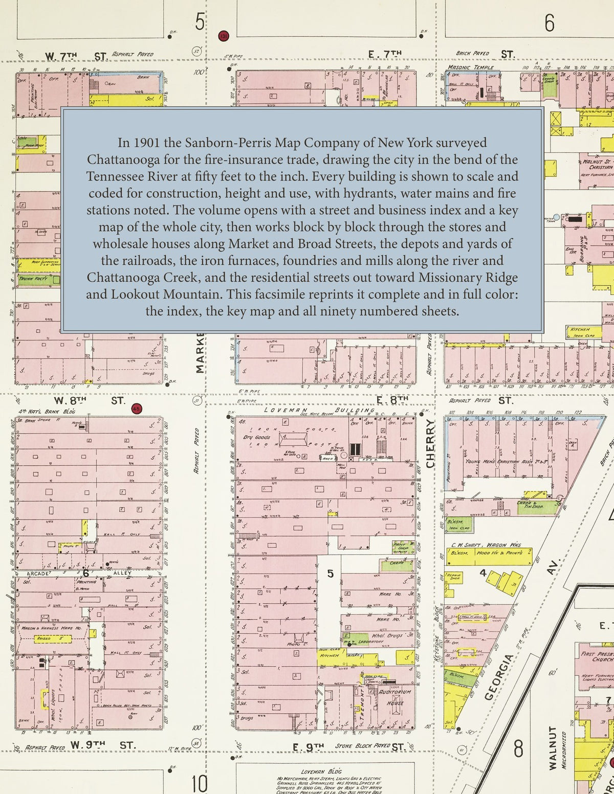 1901 Fire Insurance Maps and Atlas of Chattanooga, Tennessee