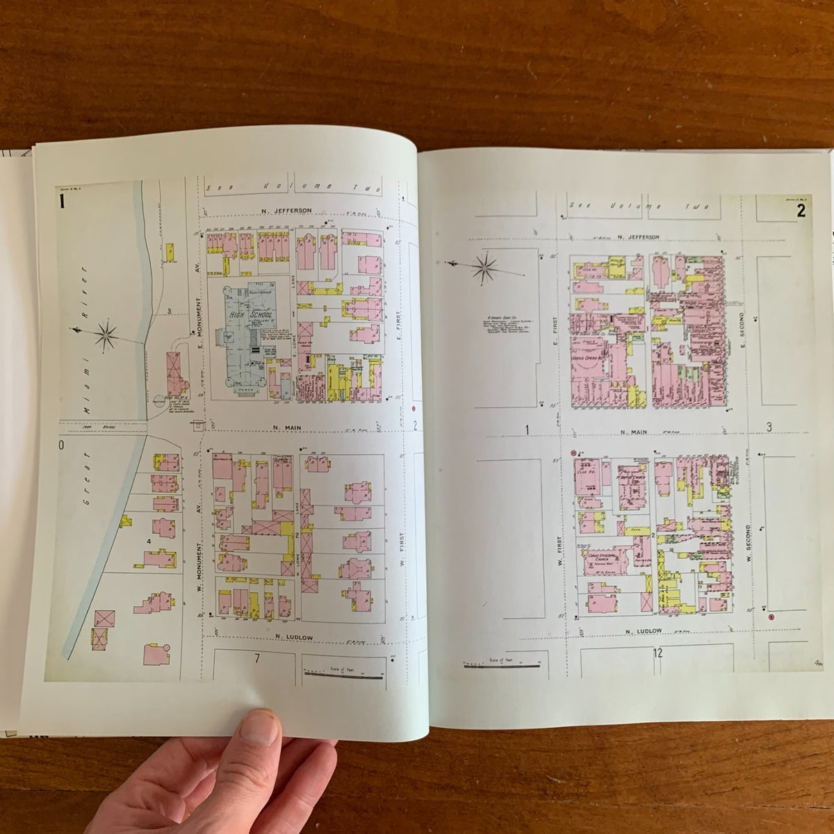 1897 Dayton, Ohio Sanborn Fire Insurance Maps and Atlas, Volume One