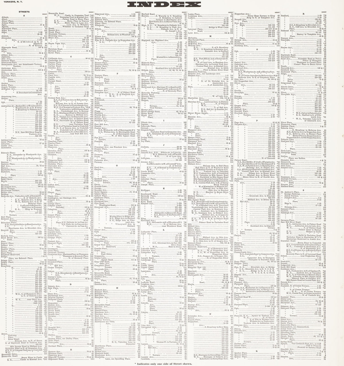 1917 Fire Insurance Maps and Atlas of Yonkers, New York
