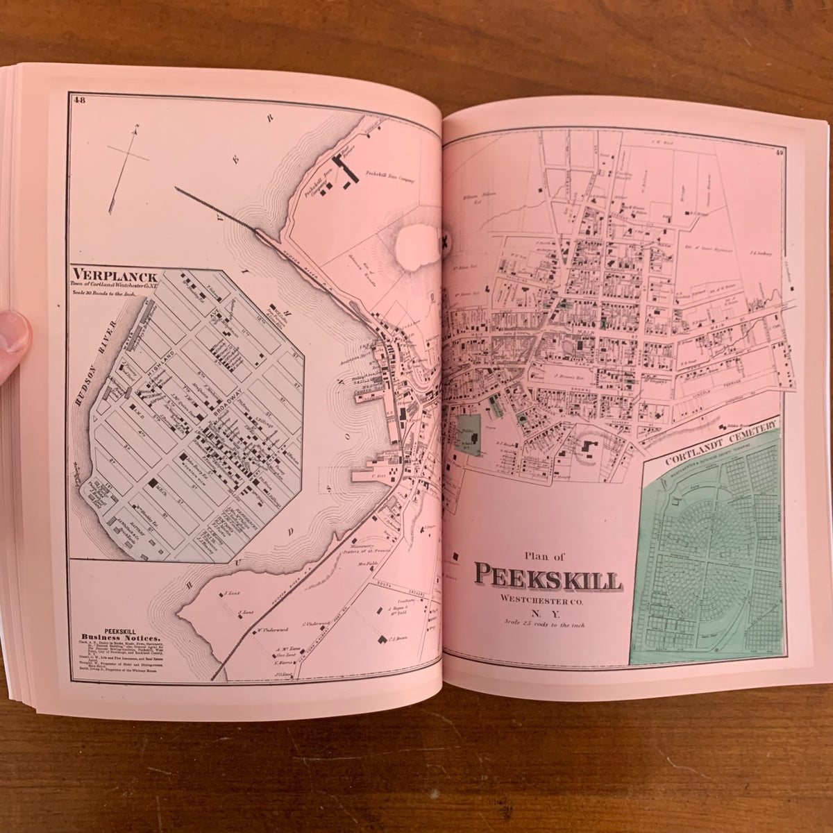 1872 County Atlas Of Westchester New York