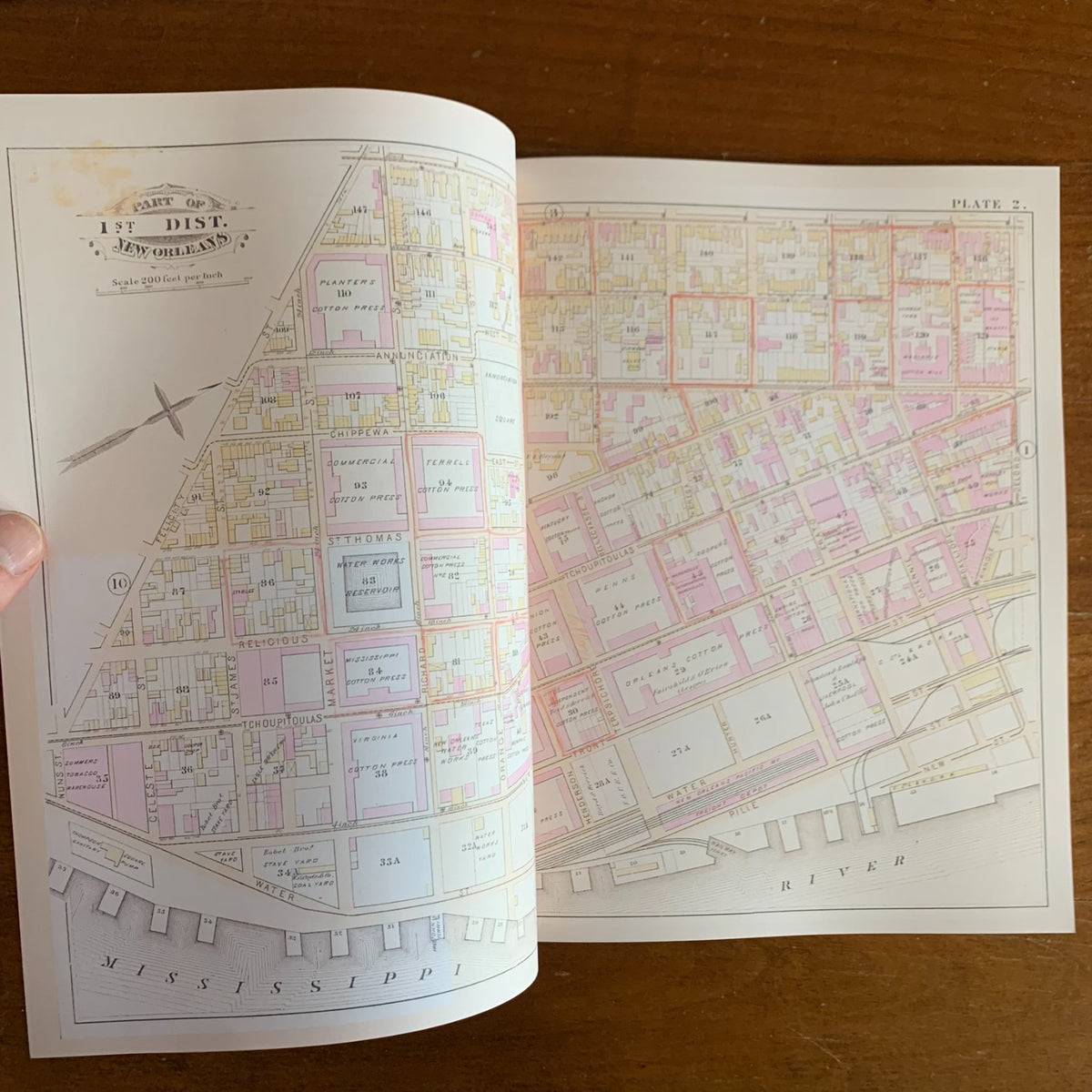 1883 Robinson's Atlas of the City of New Orleans, Louisiana