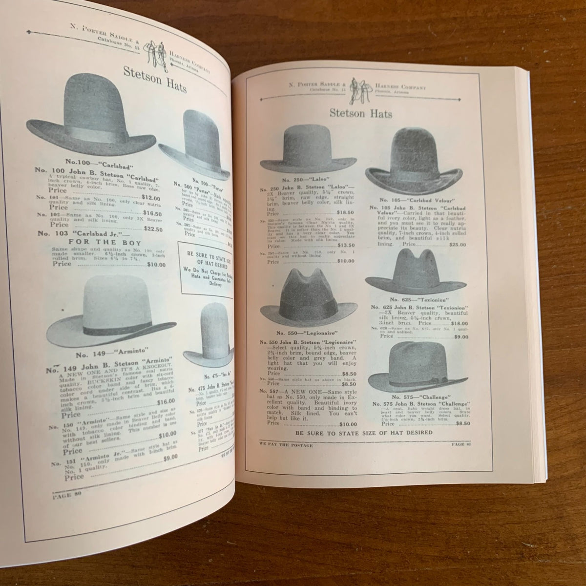 1928 N. Porter Saddle & Harness Company Catalog No. 15