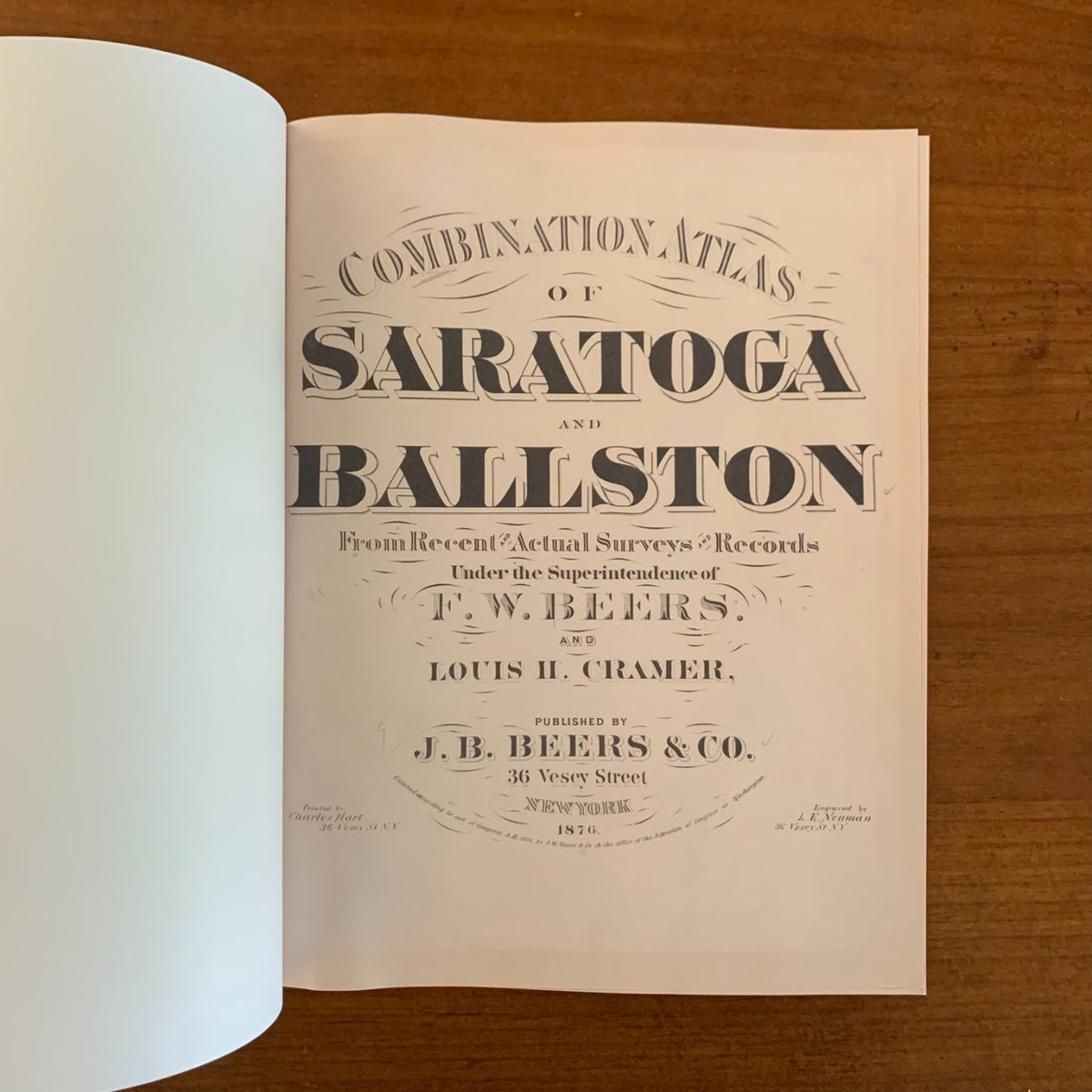 1876 Combination Atlas of Saratoga and Ballston, New York