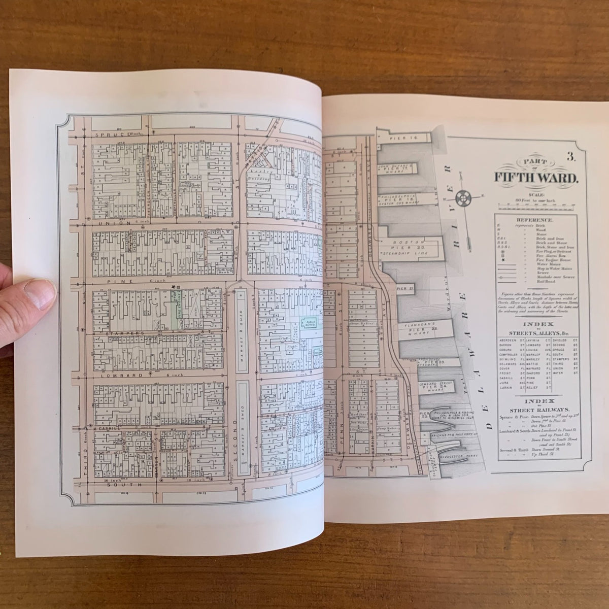1874 Atlas of Philadelphia, Volume 1: 5th, 7th and 8th Wards