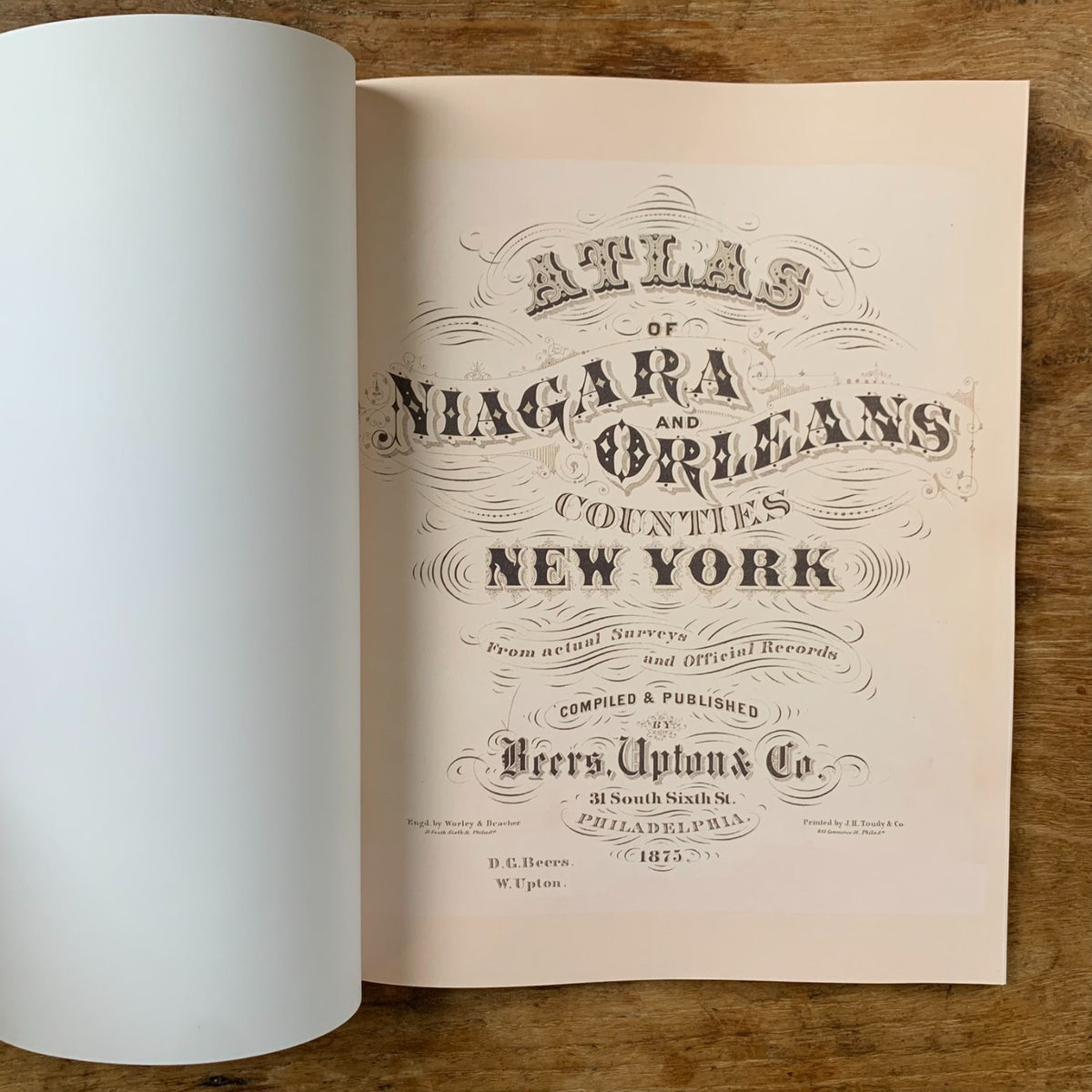 1875 Atlas of Niagara and Orleans Counties, New York