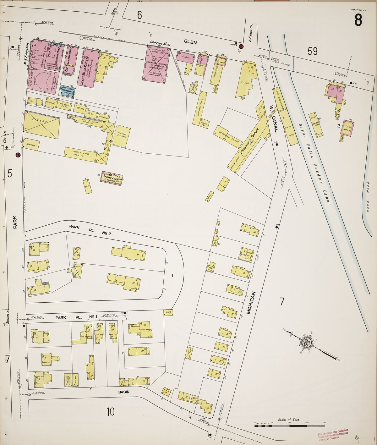 1911 Fire Insurance Maps and Atlas of Glens Falls, New York