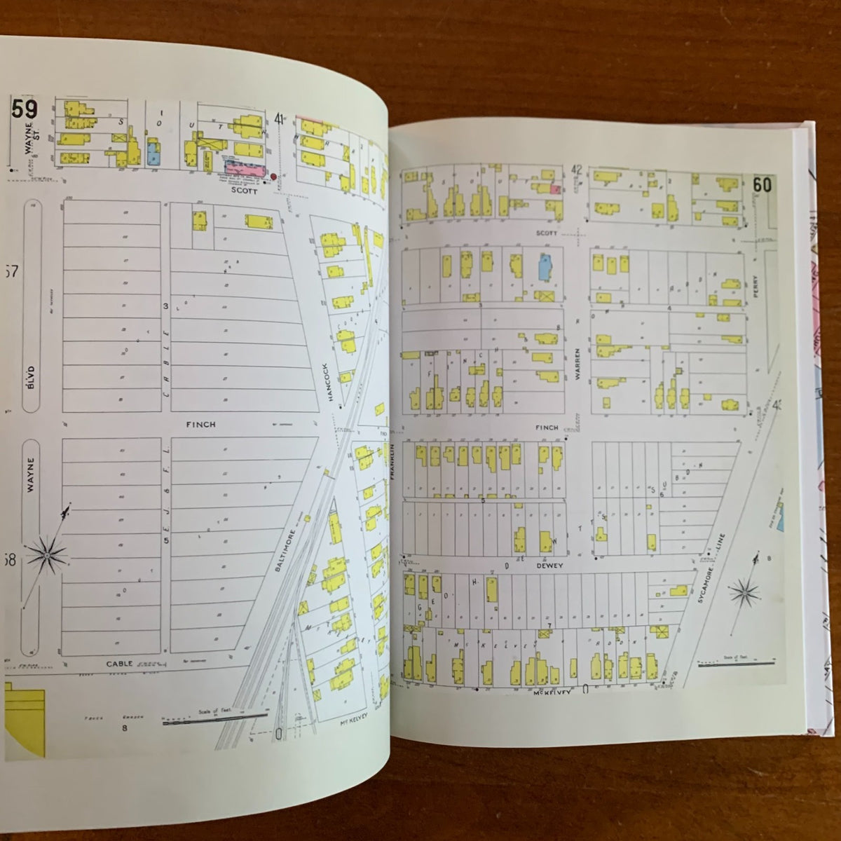 1905 Sandusky, Ohio Sanborn Fire Insurance Maps and Atlas