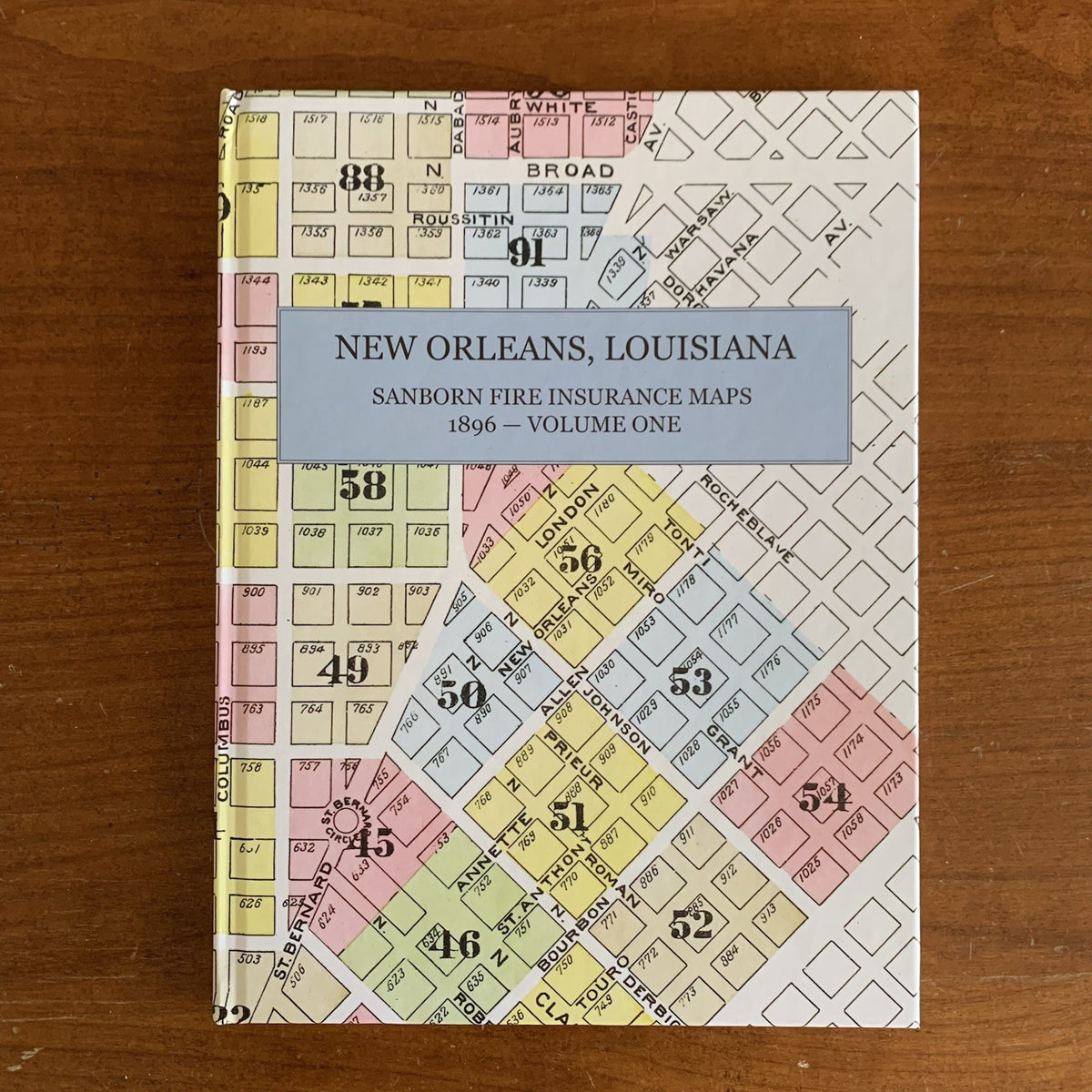 1896 New Orleans, Louisiana Sanborn Fire Insurance Maps and Atlas, Volume One