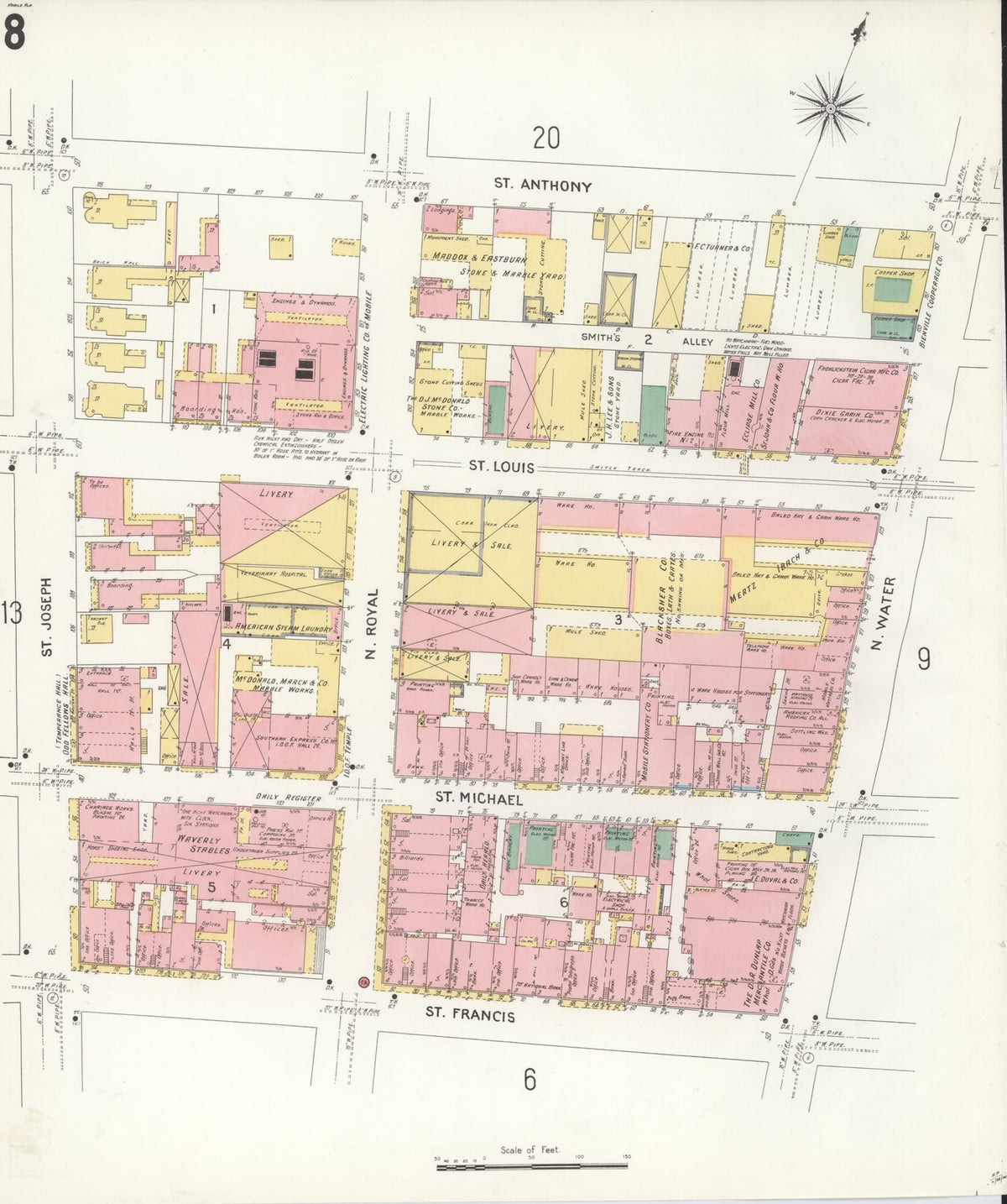 1904 Fire Insurance Maps and Atlas of Mobile, Alabama