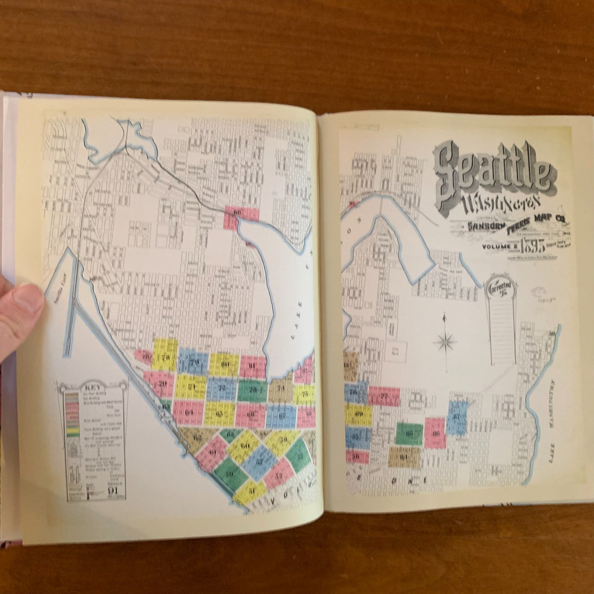 1893 Seattle, Washington Sanborn Fire Insurance Maps and Atlas, Volume Two
