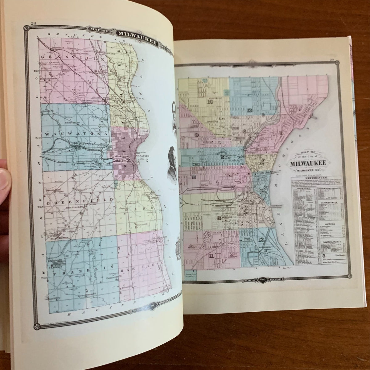 1878 Historical Atlas of Wisconsin