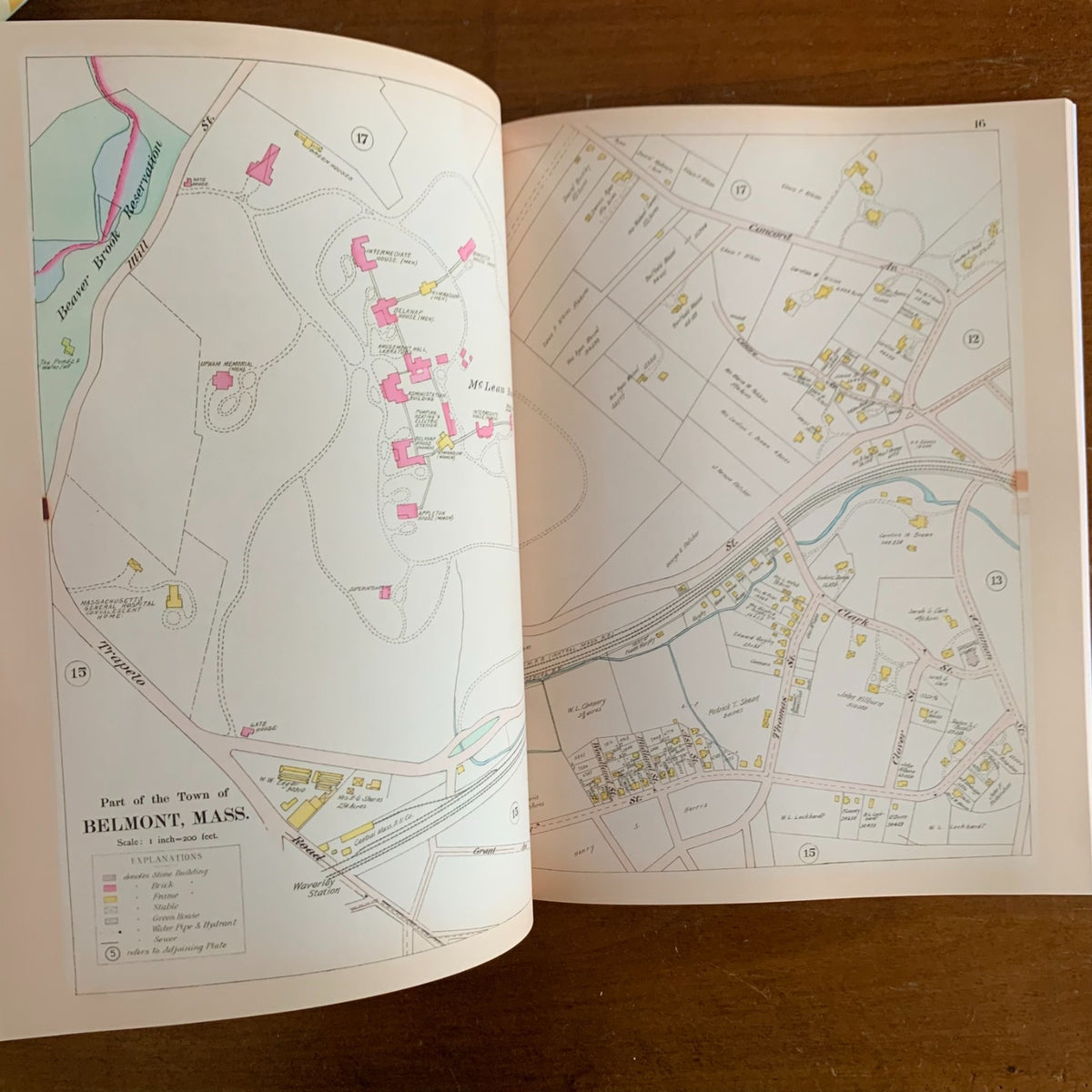 1898 Atlas of Watertown, Belmont, Arlington and Lexington, Massachusetts