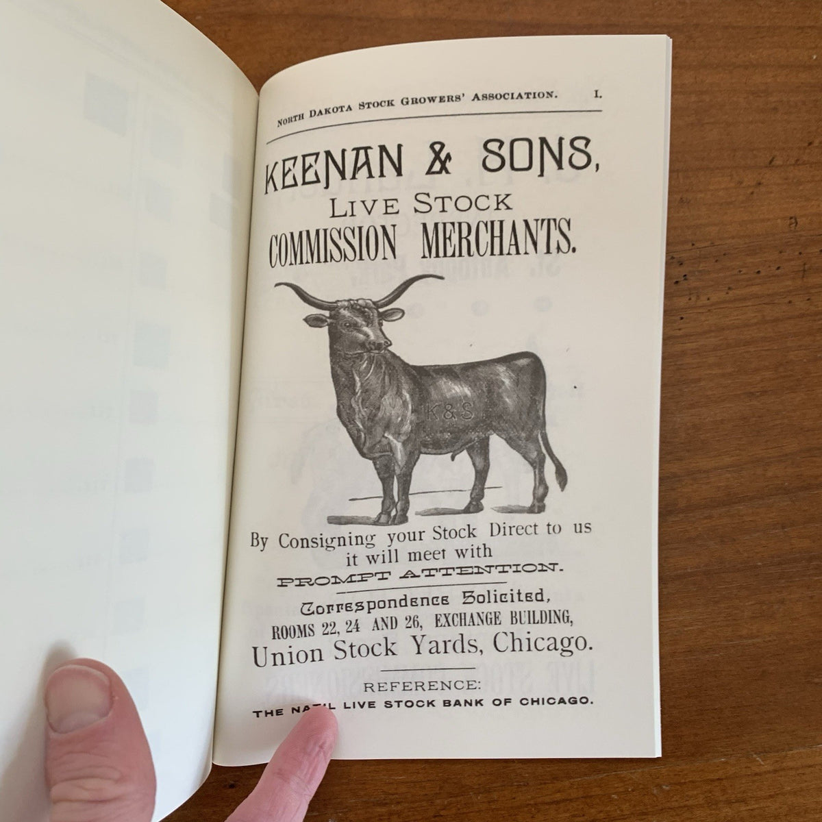 1892 Brand Book of the North Dakota Stockgrowers’ Association