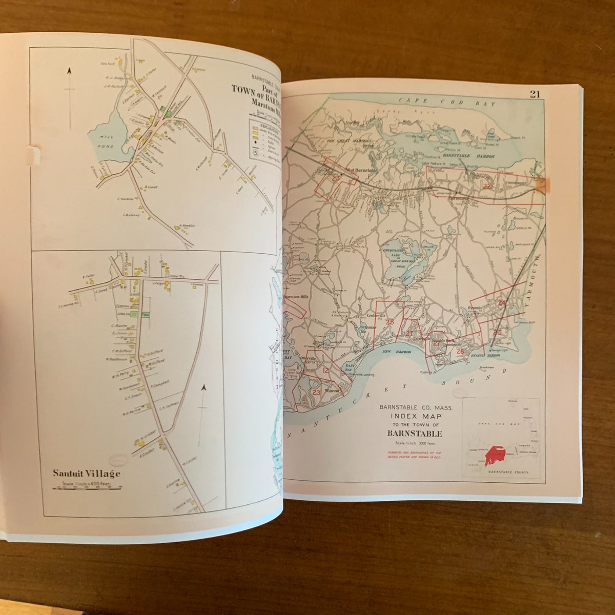 1910 Atlas of Barnstable County, Massachusetts