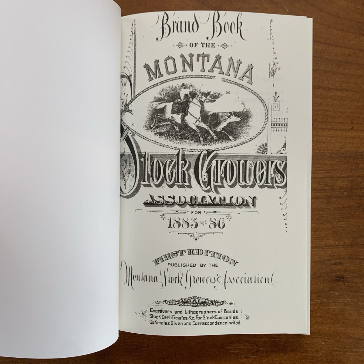 1886 Brand Book of the Montana Stock Growers' Association