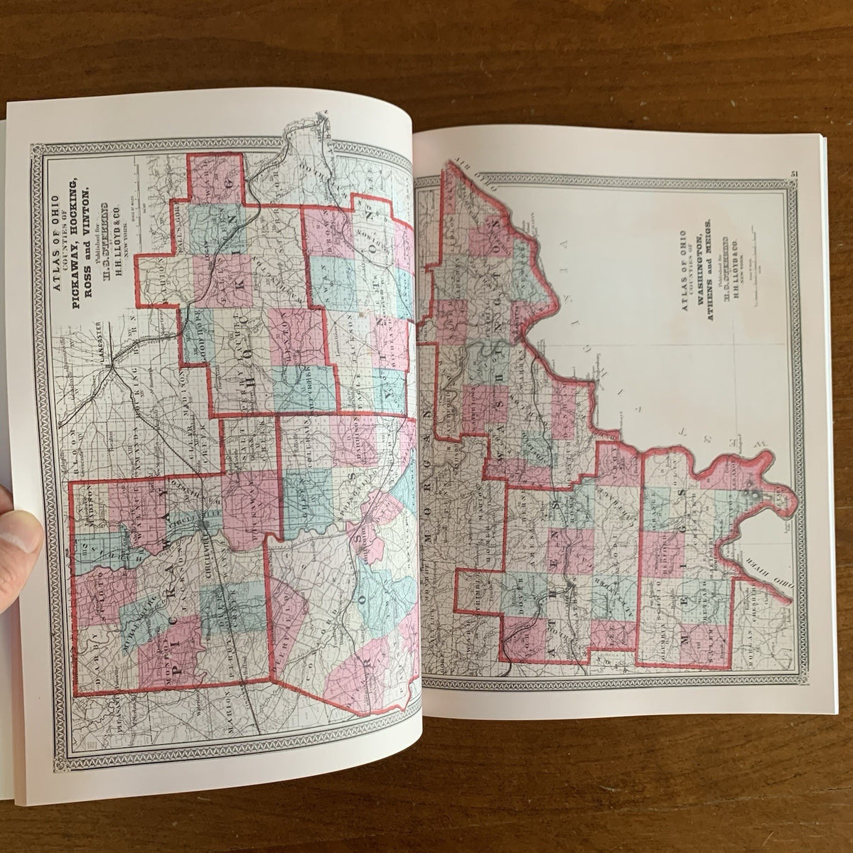 1868 Atlas of the State of Ohio