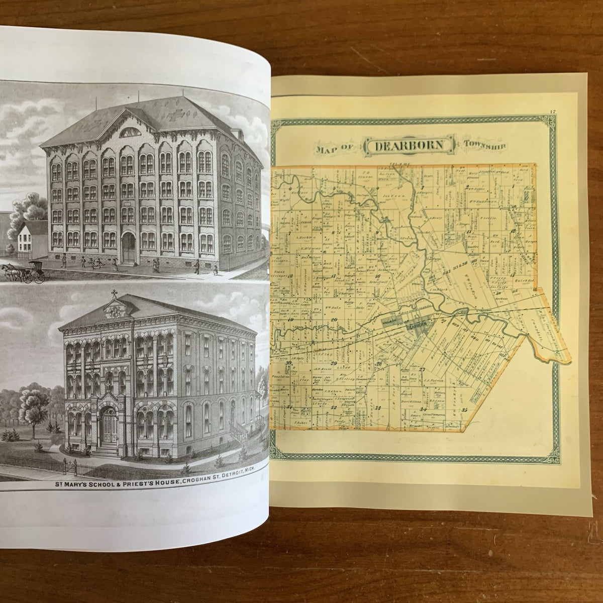 1876 Illustrated Historical Atlas of the County of Wayne, Michigan