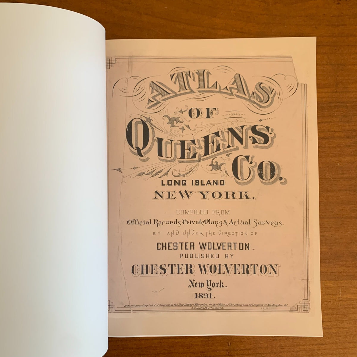 1891 Atlas of Queens County, Long Island, New York