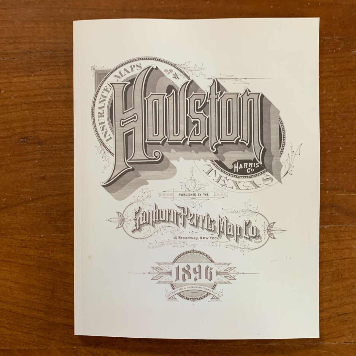 1896 Fire Insurance Atlas and Maps of Houston, Texas