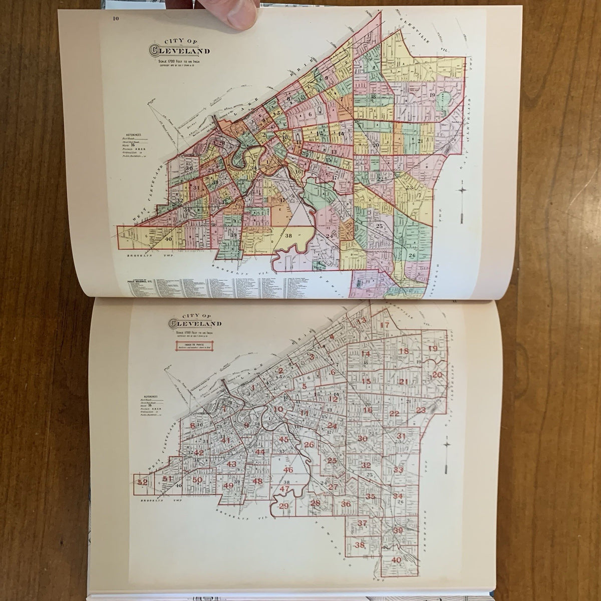1892 Atlas of Cuyahoga County and the City of Cleveland Ohio