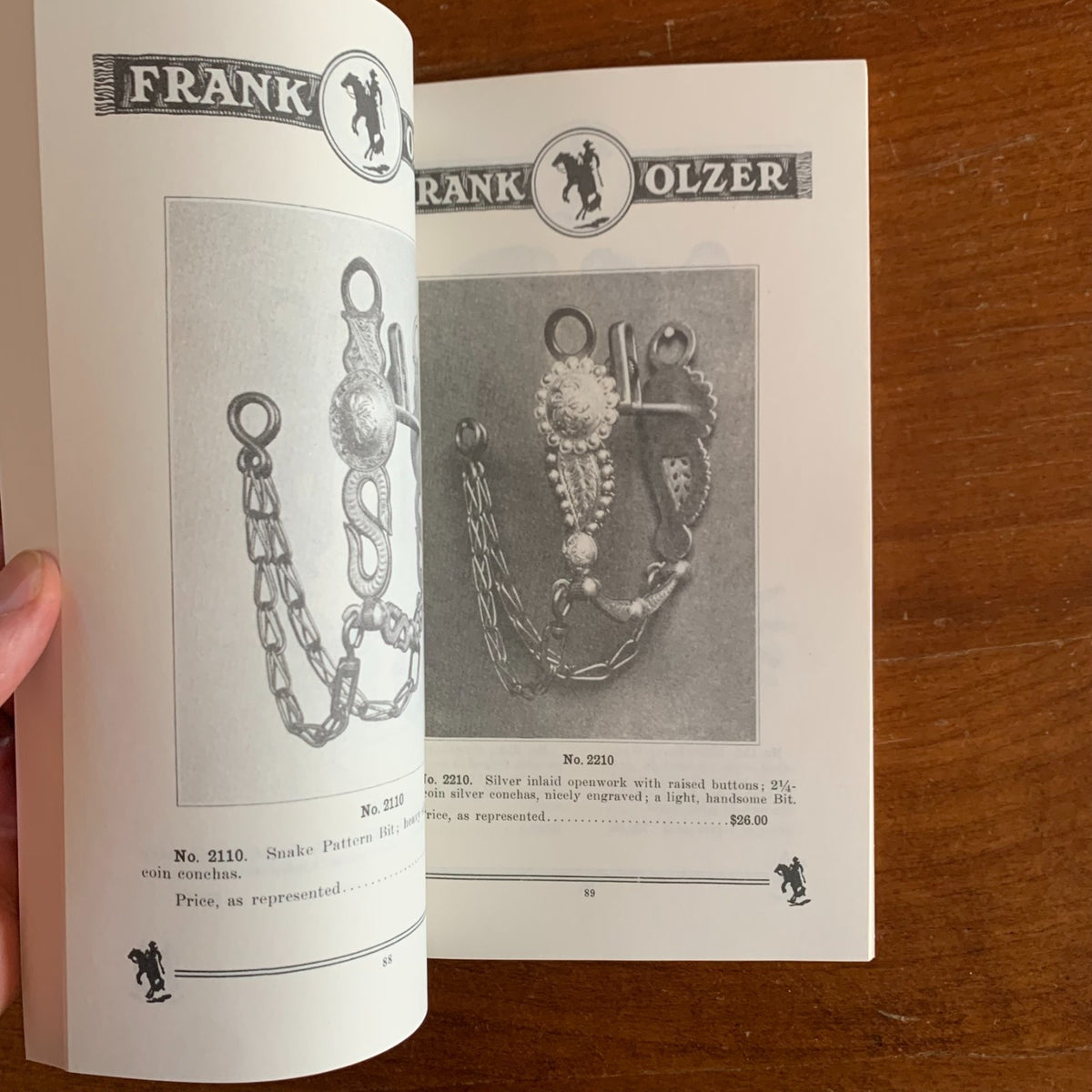Frank Olzer & Arizona Saddlery Co. Catalogue and Price List No. 5