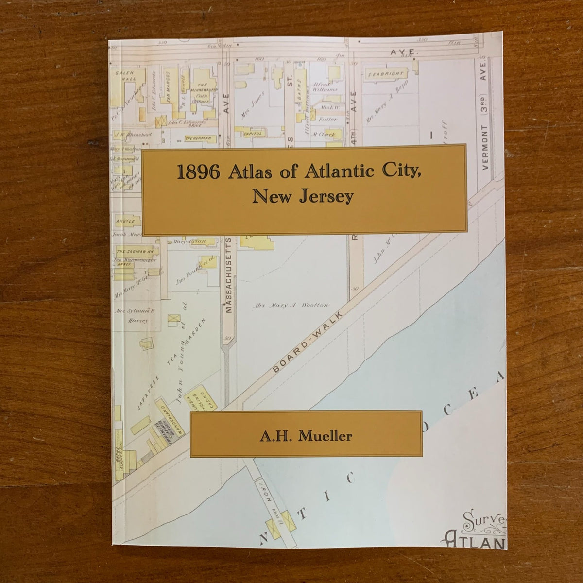 1896 Atlas of Atlantic City NJ, Chelsea, Ventnor, Longport