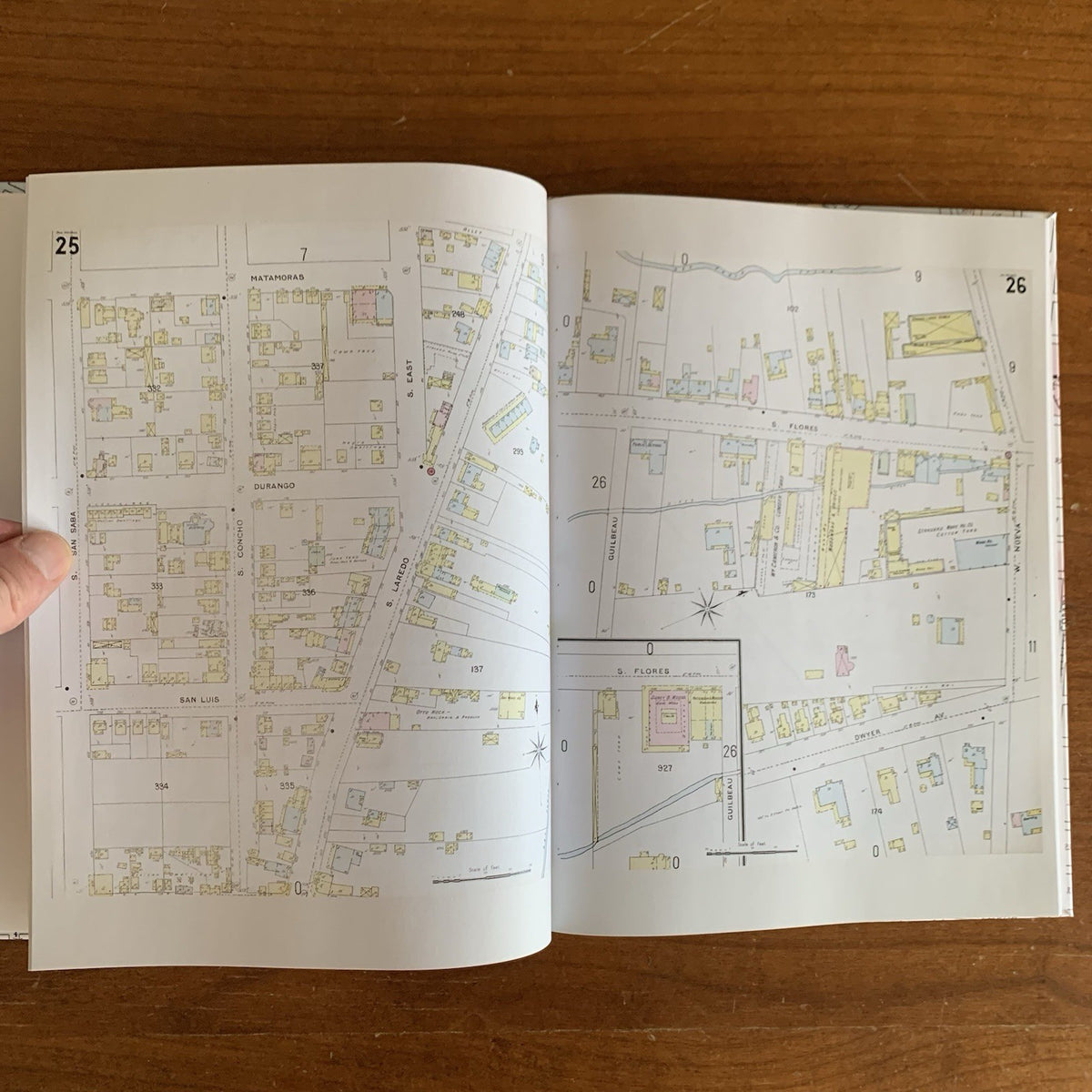 1896 San Antonio, Texas Sanborn Fire Insurance Maps and Atlas