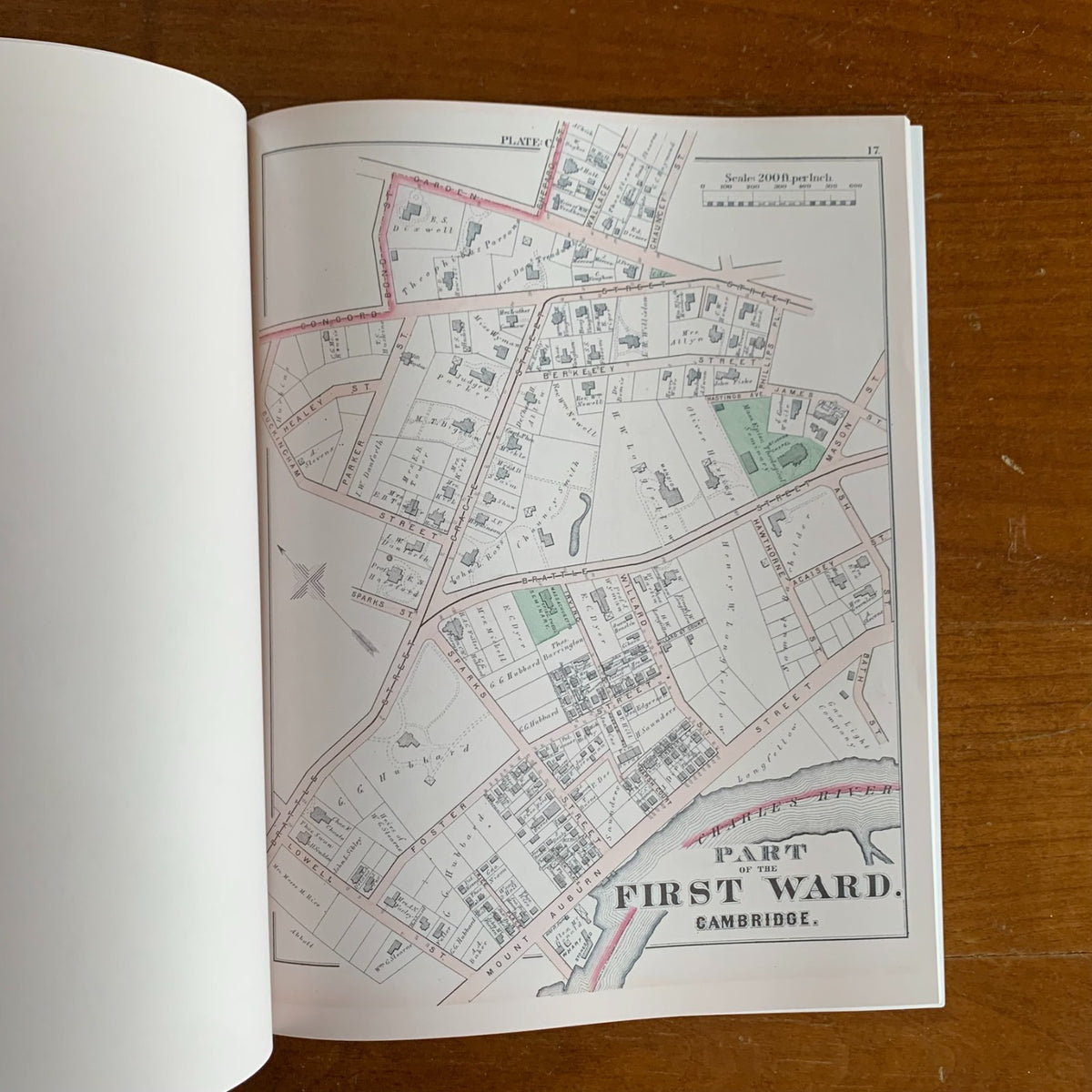 1873 Atlas of the City of Cambridge, Massachusetts (Harvard)