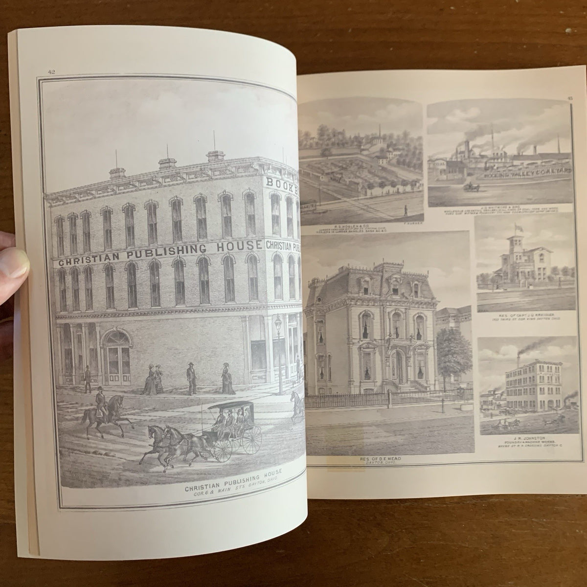 1875 Combination Atlas Map of Montgomery County, Ohio